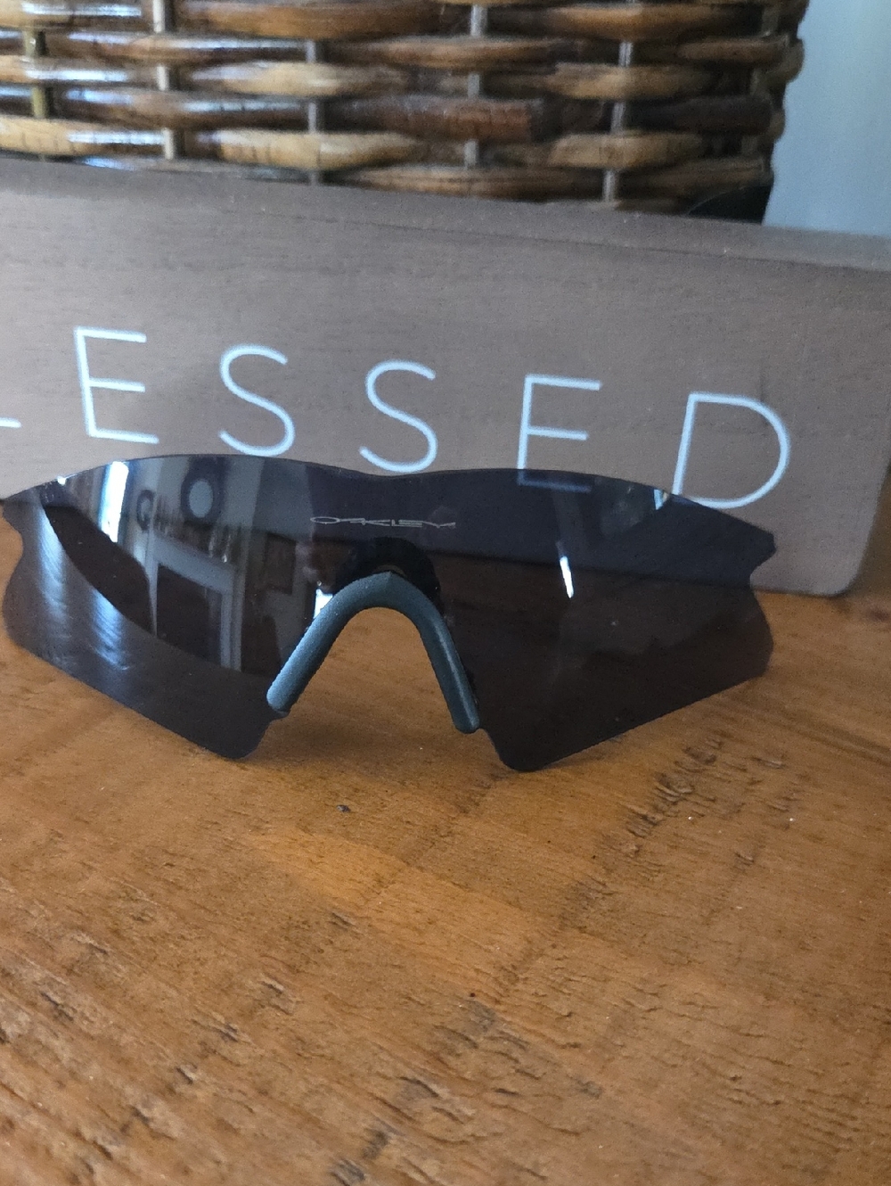 Oakley Black Replacement VR/AR Lens Shield with Nosepiece